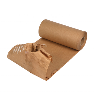 Factory Supplies Custom Size Honeycomb Kraft Paper Roll Packaging Cushion Paper Wrap Sheet